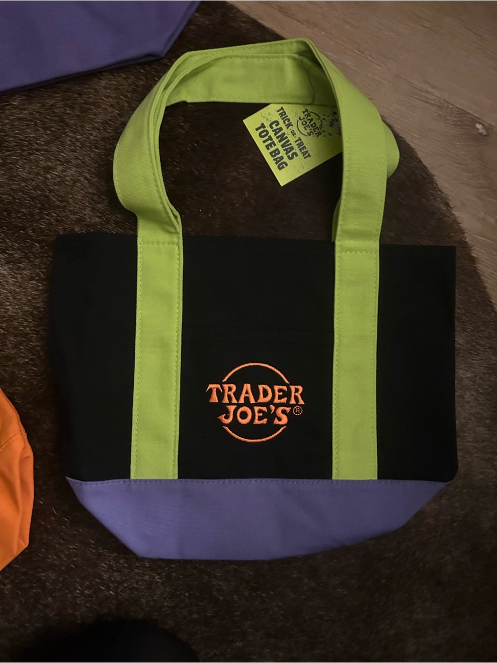 NWT TRADER JOE’s Mini Trick-or-Treat Canvas Tote Bag